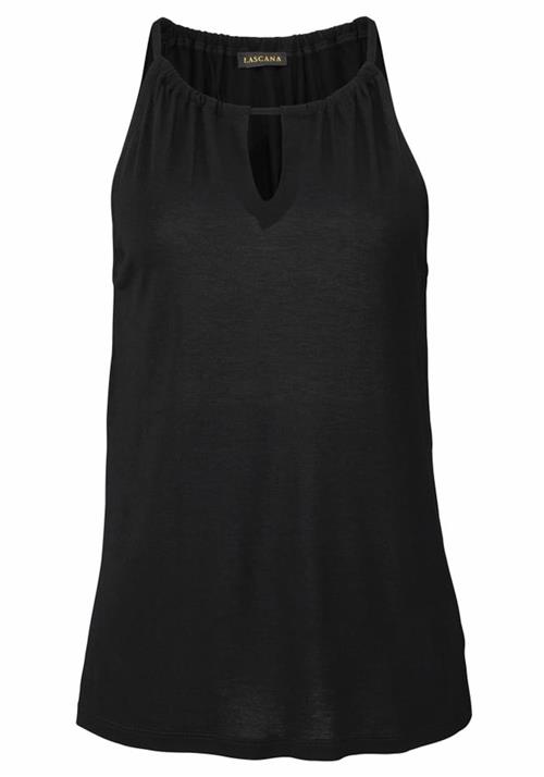 LASCANA Bluse  sort