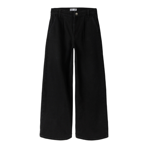 NAME IT Brede Highwaist Jeans Bella Black Denim