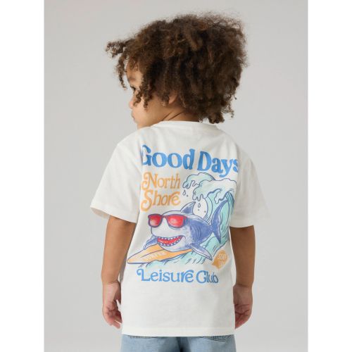 NAME IT T-shirt Fukkan Cloud Dancer Good Days