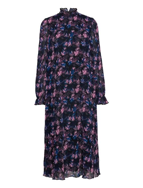 Ganni | Pleated Georgette Midi Dress | 36