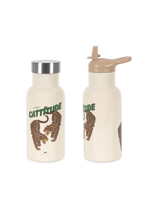 Konges Sløjd Termoflaske Cattitude  Cattitude One Size  Hvid  One Size 18 M+ Drenge, Piger