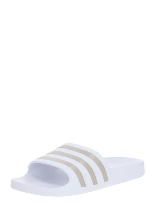ADIDAS SPORTSWEAR Pantoletter 'Adilette Aqua'  sølv / hvid