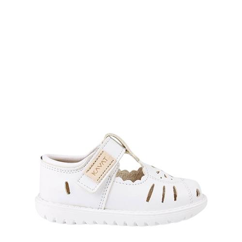 Kavat Blombacka Sandaler White 24 EU  Hvid  24 EU  Drenge, Piger