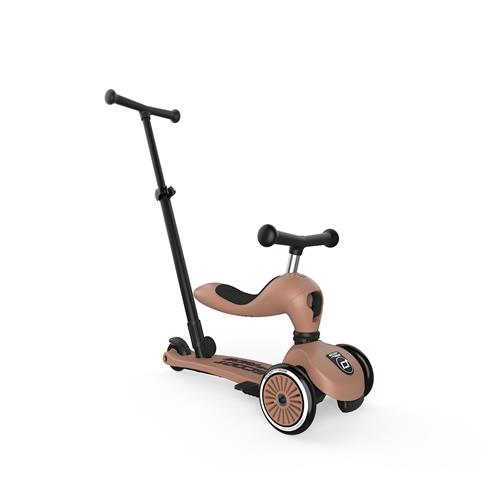 Scoot & Ride Highwaykick 1 Push & Go Løbehjul Mocha  Mocha-1-5 Y  Brun  1-5 år  Drenge, Piger