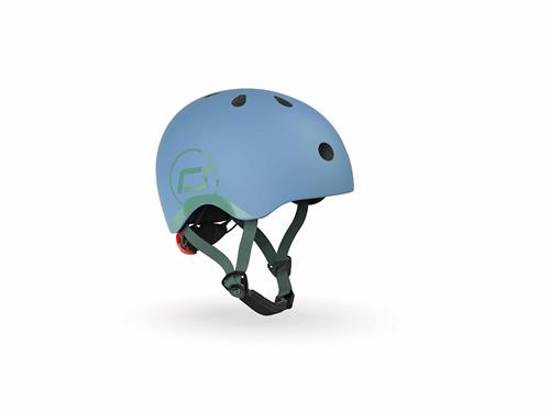 Scoot & Ride Helmet XXS Hjelm Steel  Steel-45-51 cm  Blå  45-51 cm  Drenge, Piger
