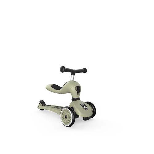 Scoot & Ride Highwaykick 1 Løbehjul Olive  Olive-1-5 Y  Grøn  1-5 år  Drenge, Piger