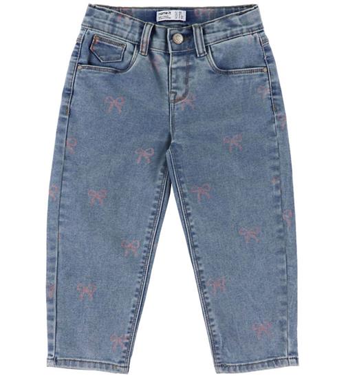 Name it Jeans - NmfBella - Medium Blue Denim/BOW