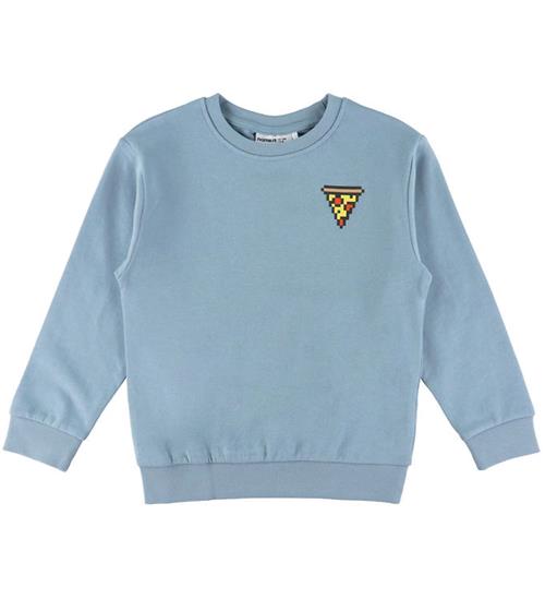 Name it Sweatshirt - NkmVasha - Ashley Blue/Food Game