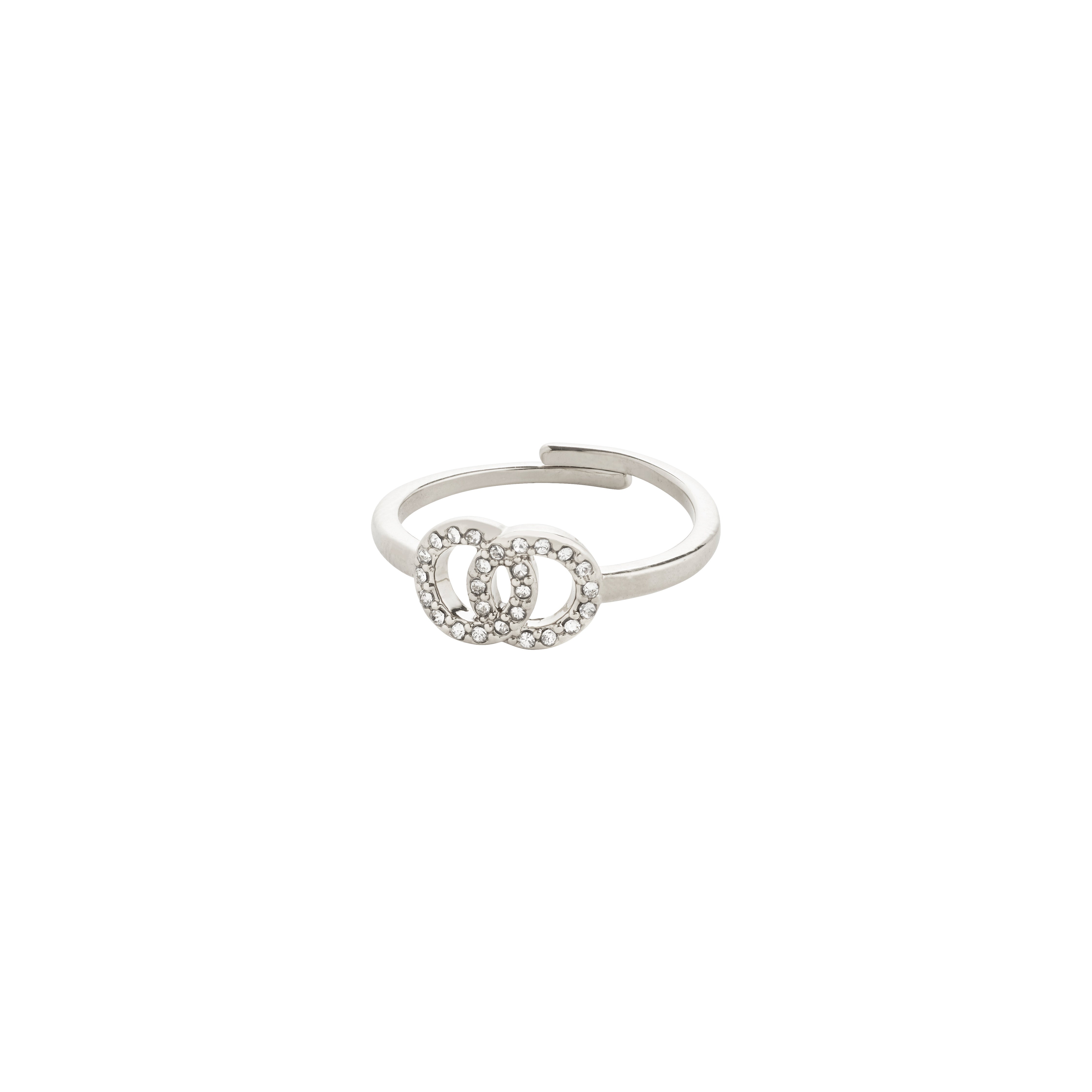 Pilgrim LULU halos stack ring sølvbelagt