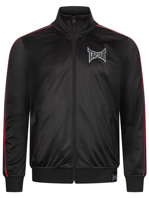 Tapout Sweatjakke 'Tarziana'  grå / rød / sort