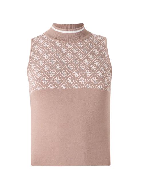 GUESS Sticktop 'LISE'  mørkebeige / hvid