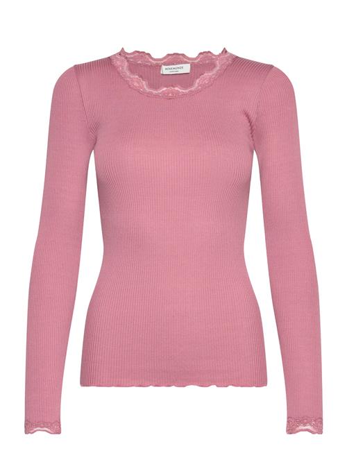 Rosemunde | Rwbabette Silk Ls Lace T-Shirt | S