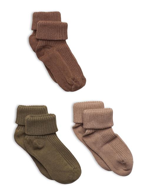 Minymo | Baby 2X2 Rib Sock (3-Pack) | 11-14