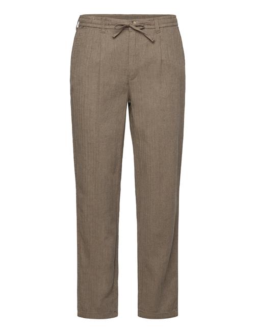 Lindbergh | Linen Blend Herringbone Pants | L