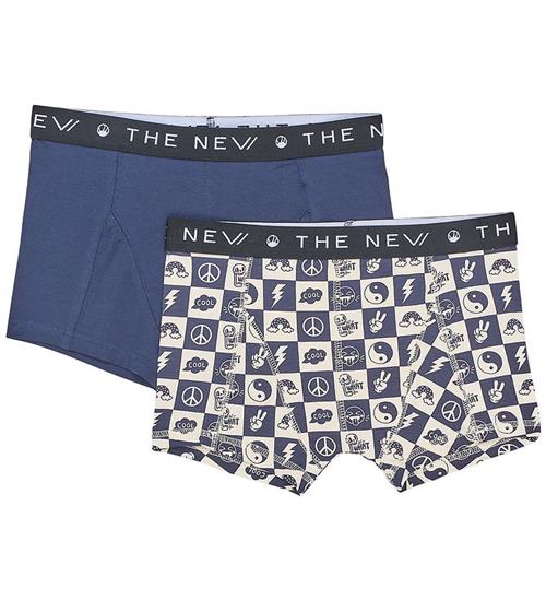 The New Boxershorts - 2-pak - TnThe New - Navy Blazer Funny Chec