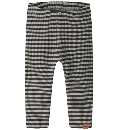 Name It Leggings - Rib - Viskose - NbnKardio - Green Milieu
