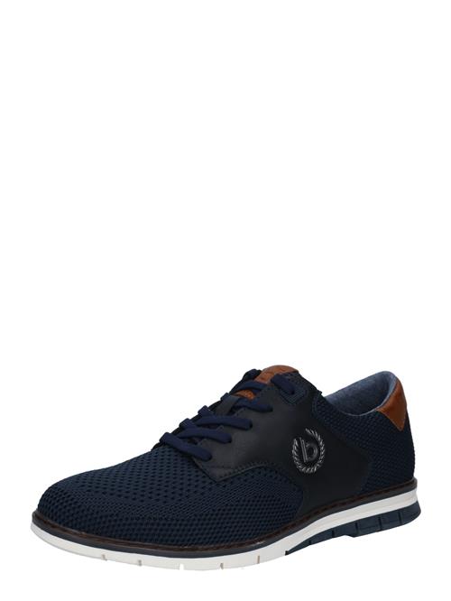 bugatti Sneaker low  natblå / brun