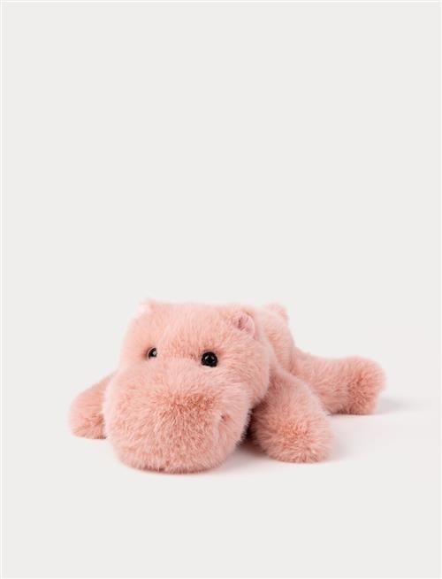 Teddykompaniet Soft Squad Flodhest Apricot  Apricot-OS  Lyserød  One Size From Newborn Drenge, Piger