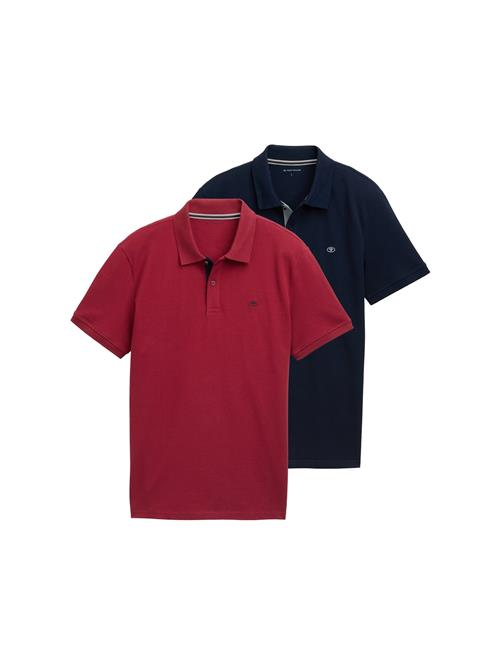 TOM TAILOR Bluser & t-shirts  mørkeblå / mørkerød