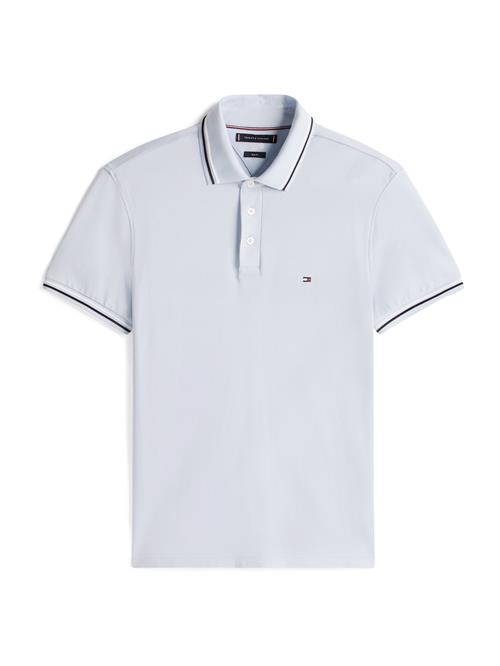 TOMMY HILFIGER Bluser & t-shirts 'Slim Fit Tipped'  navy / pastelblå / hvid