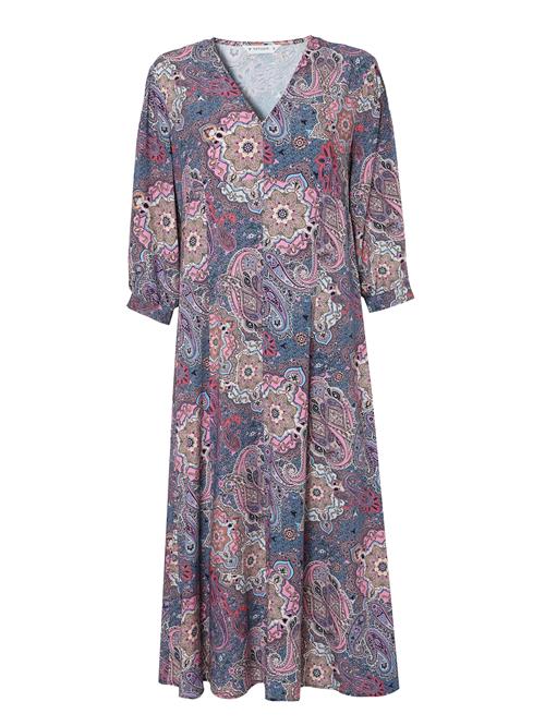 TATUUM Kjole 'Kasidi'  beige / navy / lyserød / pitaya