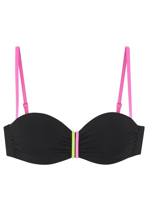 BUFFALO Bikinioverdel  lysegrøn / pink / sort