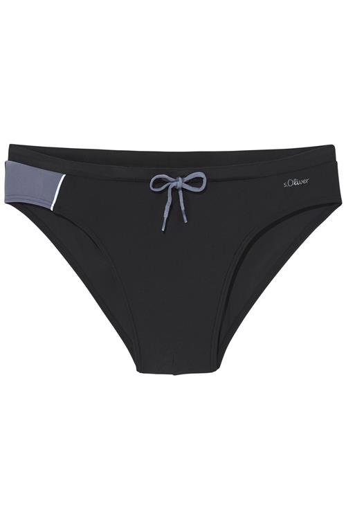 s.Oliver Badeshorts  grå / sort