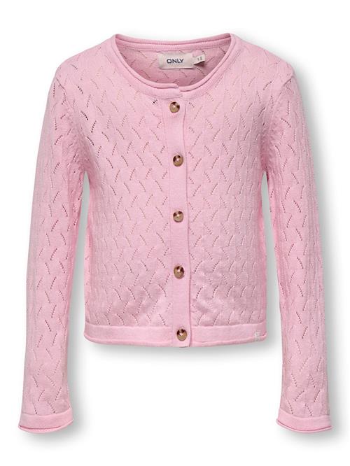 Only Mini Cardigan  lyserød