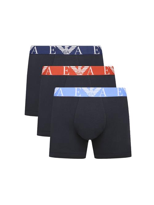 Emporio Armani Boksershorts  navy / himmelblå / rustrød / hvid