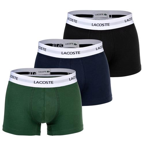 LACOSTE Boksershorts  navy / grøn / sort / hvid