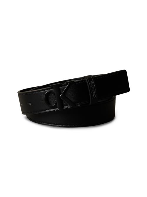 Calvin Klein Jeans Bælte 'Kids' Tonal Logo Buckle'  sort