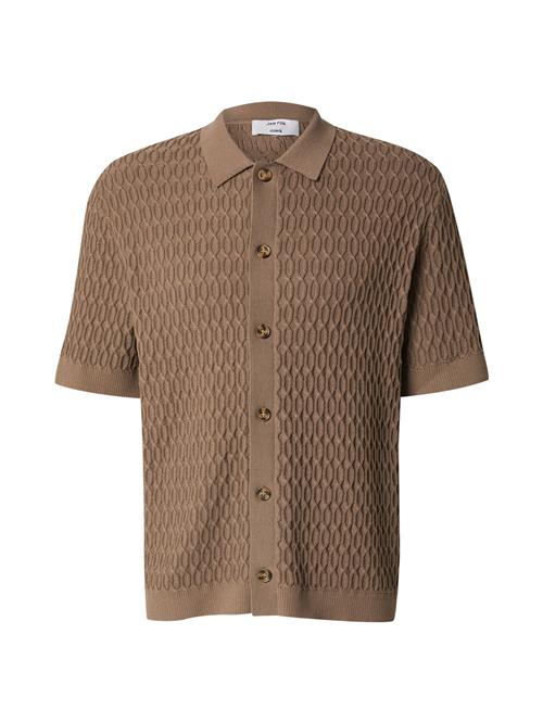 DAN FOX APPAREL Skjorte 'Domenic'  brun