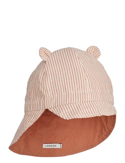 Liewood | Gorm Reversible Seersucker Sun Hat With Ears | 1-2Y