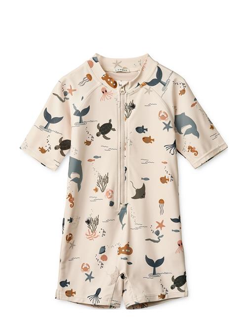 Liewood | Max Printed Shortsleeve Swim Jumpsuit | 104(4Y