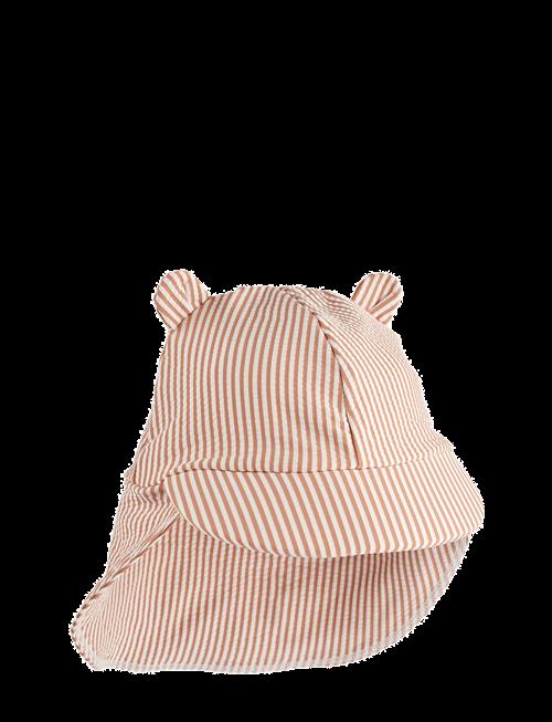 Liewood | Senia Seersucker Sun Hat With Ears | 9/12M
