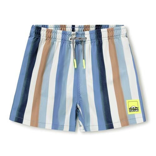 Molo Niko Board Shorts Painted Stripes  Painted Stripes 146/152 cm  Blå  146/152 cm  Drenge