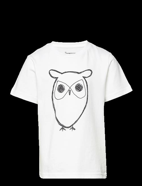 Knowledge Cotton Apparel | Big Owl T-Shirt - Gots/Vegan | 122-128/