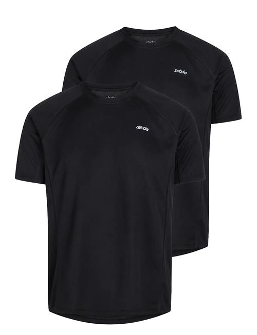 ZEBDIA | Men Sports T-Shirt/Chest Print 2-Pack | XL