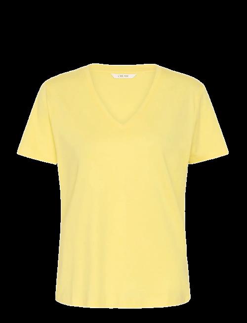 Cream | Crnaia Deep V-Neck T-Shirt | XS