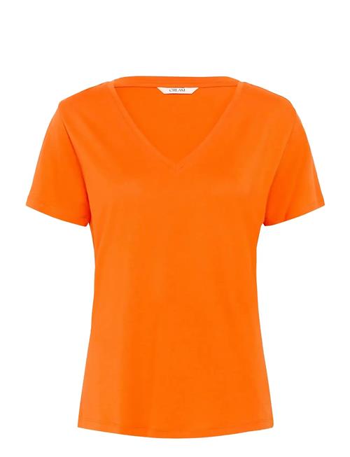 Cream | Crnaia Deep V-Neck T-Shirt | XS