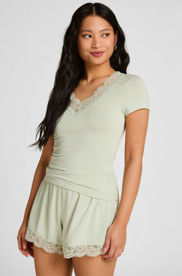 Hunkemöller Pyjamas Sæt Nana Grøn