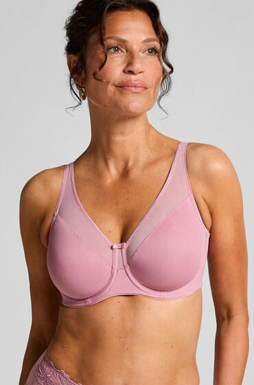 Hunkemöller Ikke-formstøbt minimizer bøjle-bh Nina Lyserød