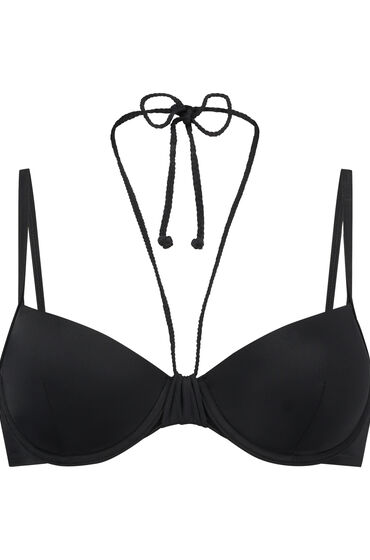 Hunkemöller Formstøbt bøjle-bikinitop Luxe Sort