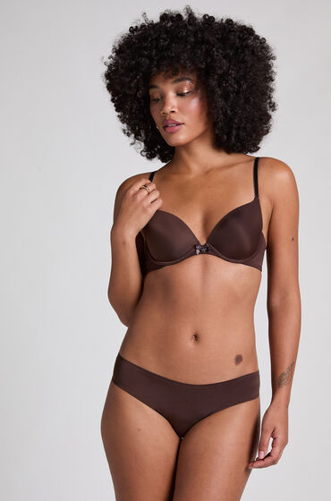 Hunkemöller Usynlig brasiliansk trusse Brun