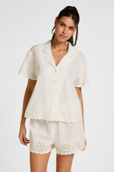 Hunkemöller Short Scallop Hvid