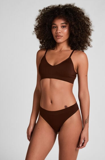 Hunkemöller Dide g-streng Brun