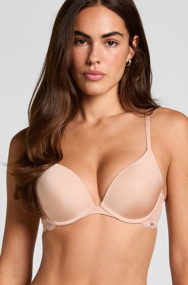 Hunkemöller Formstøbt push-up bøjle-bh Angie Orange