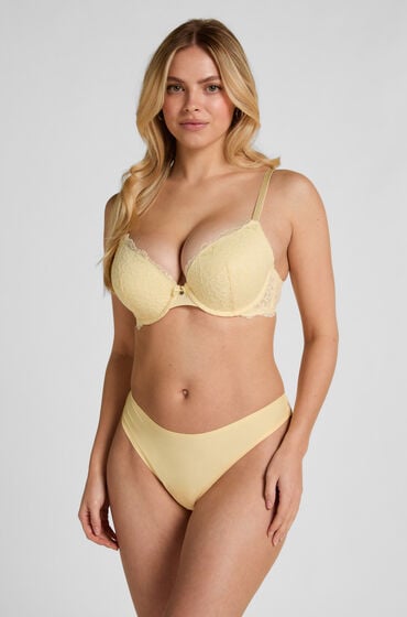 Hunkemöller Usynlig g-streng Lace Back Gul