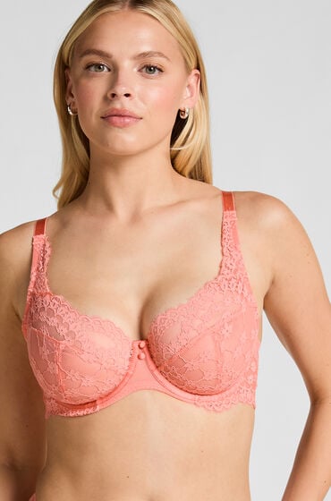 Hunkemöller Ikke-formstøbt bøjle-bh Daisy Lyserød