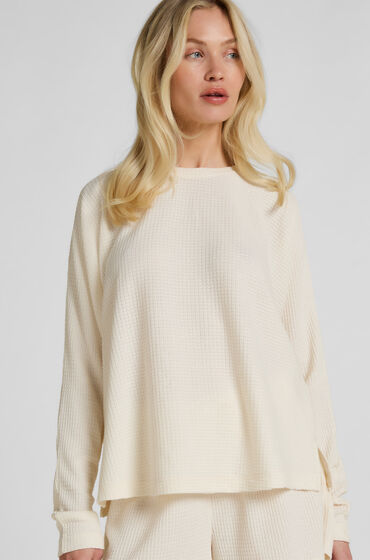 Hunkemöller Top Waffle Everly Hvid
